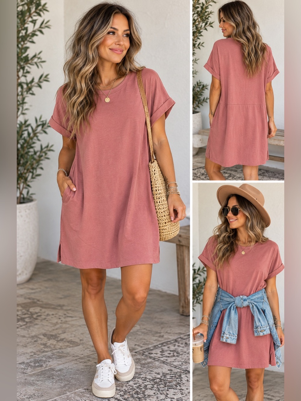 NWT Staccato Mauve Dress Size XL